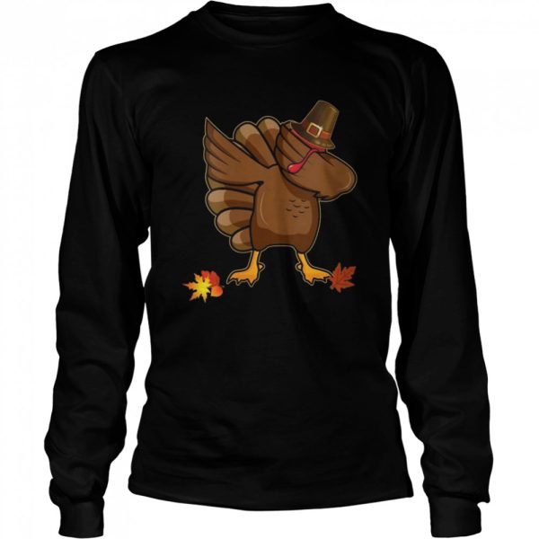 Thanksgiving Dabbing Turkey Boys Holidays Shirt