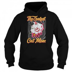 The Coolest Cat Mom So High Retro Vintage Gift Girl Women T Shirt 5