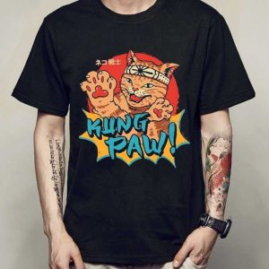 The Kung Paw Master Cat T-Shirt