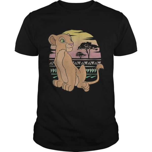 The Lion King 90s Nala VIntage Sunset shirt