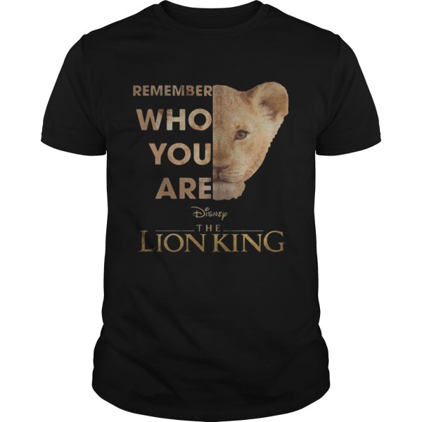 The Lion King remember who you are shirt