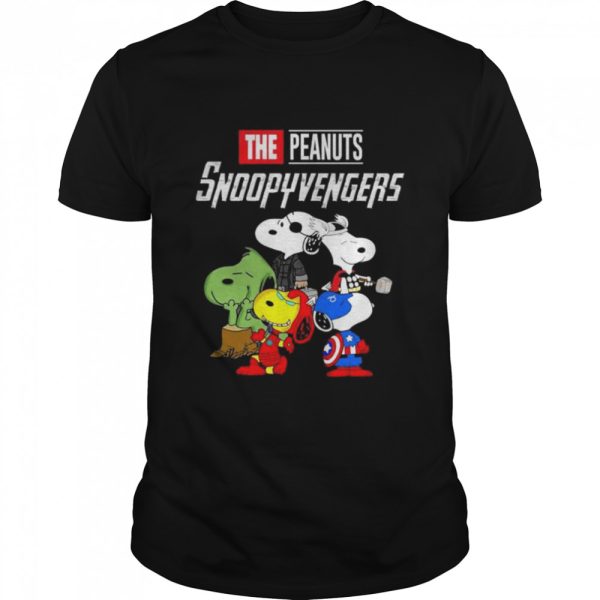 The Peanuts Snoopy Avengers shirt