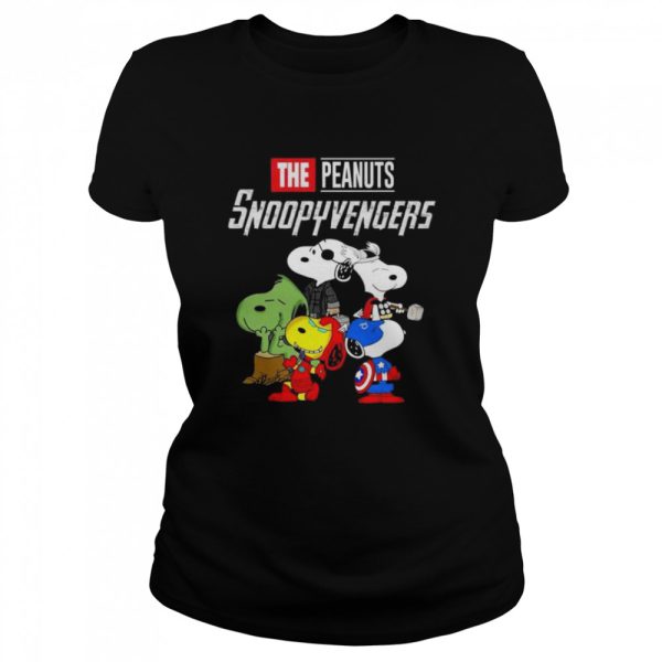 The Peanuts Snoopy Avengers shirt