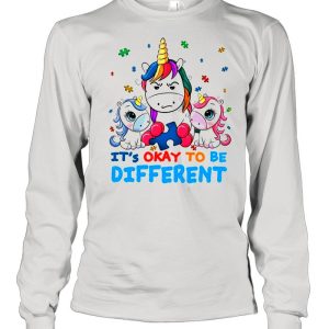 The Unicorns Hug Autism It's Okay To Be Different Happy Autism Awareness shirt 3