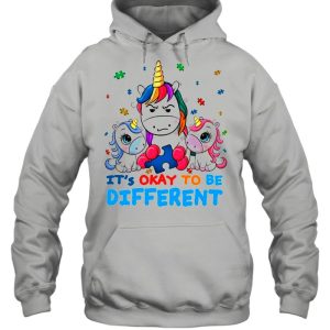 The Unicorns Hug Autism It's Okay To Be Different Happy Autism Awareness shirt 5