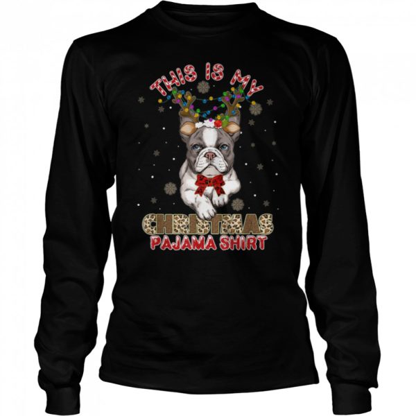 This Is My Christmas Pajama Bulldog Lover T-Shirt