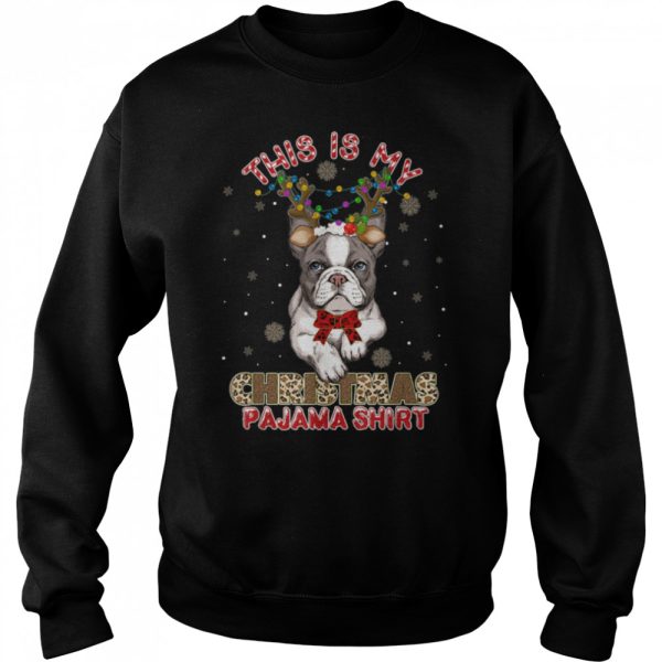 This Is My Christmas Pajama Bulldog Lover T-Shirt