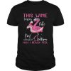 This Wine Tastes Like Flamingo Funny T-shirt