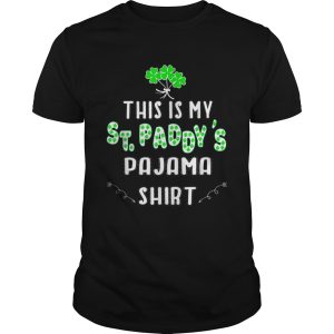 This is my St Patricks Day Pajama Shamrock shirt
