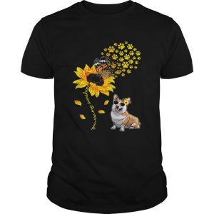 Top You Are My Sunshine Sunflower Corgi for men woman shirt