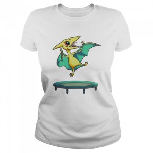 Trampoline Dinosaur Jumping Terodactyl Dino Shirt 2