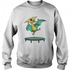 Trampoline Dinosaur Jumping Terodactyl Dino Shirt 4