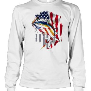 Tuna Fishing American Flag Custom Performance Shirts 3