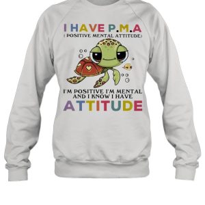 Turtle I Have Attitude Turtle Lovers Shirt 4