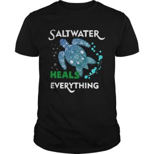 Turtle Saltwater heals everything shirt