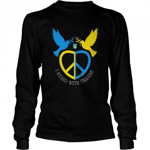 Ukraine freedom and peace dove stand with ukraine shirt