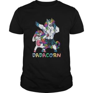 Unicorn Dabbing Dadacorn shirt