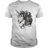Unicorn Skull Flower shirt