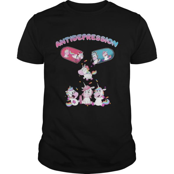 Unicorns antidepression shirt