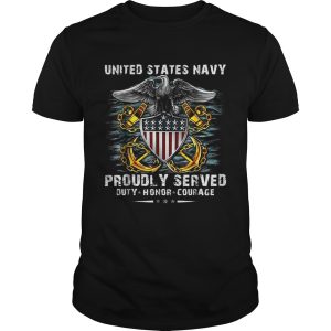 United States Navy Proudy Served shirt