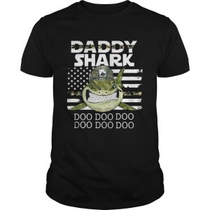 Veteran Daddy Shark Doo Doo Doo T-shirt