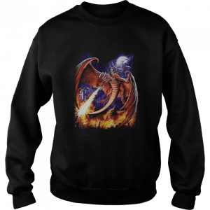 Vintage 90s Liquid Blue Dragon shirt 4