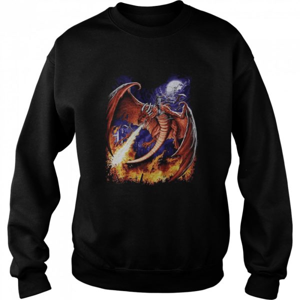 Vintage 90s Liquid Blue Dragon shirt