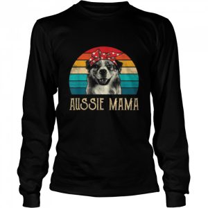 Vintage Aussie Mama Shirt Australian Shepherd Dog Lover T Shirt 3