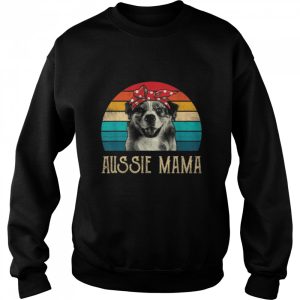 Vintage Aussie Mama Shirt Australian Shepherd Dog Lover T Shirt 4