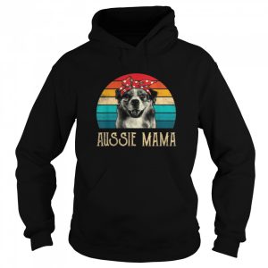 Vintage Aussie Mama Shirt Australian Shepherd Dog Lover T Shirt 5