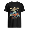 Vintage Cat Alien Abduction Area 51 Funny UFO Alien shirt