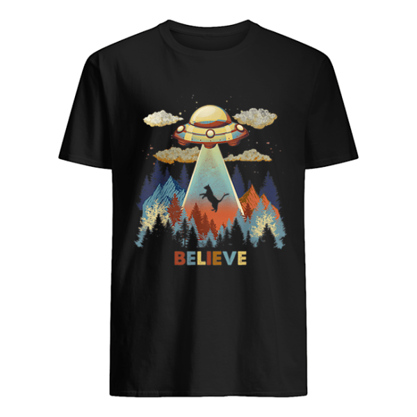 Vintage Cat Alien Abduction Area 51 Funny UFO Alien shirt