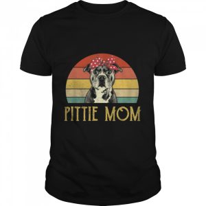 Vintage Pittie Mom Shirt Pitbull Dog Lovers Mothers Day T Shirt 1