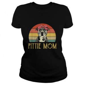 Vintage Pittie Mom Shirt Pitbull Dog Lovers Mothers Day T Shirt 2