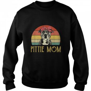 Vintage Pittie Mom Shirt Pitbull Dog Lovers Mothers Day T Shirt 4