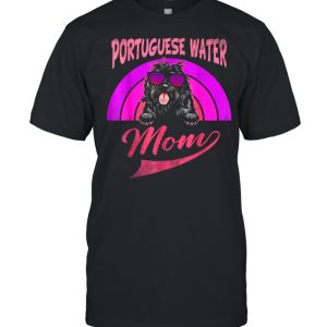 Vintage Portuguese Water Mom Mother's Day Shirt 1