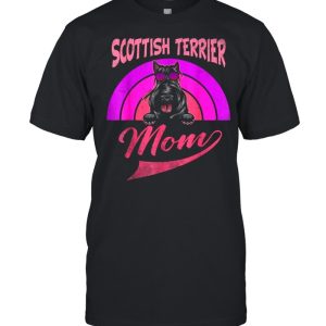 Vintage Scottish Terrier Mom Mother’s Day Shirt