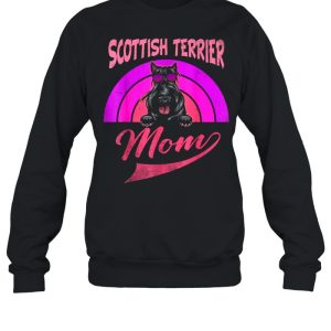 Vintage Scottish Terrier Mom Mother's Day Shirt 4