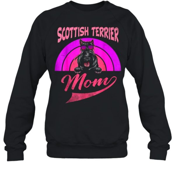 Vintage Scottish Terrier Mom Mother’s Day Shirt