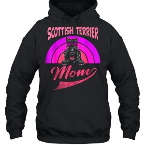 Vintage Scottish Terrier Mom Mother's Day Shirt 5