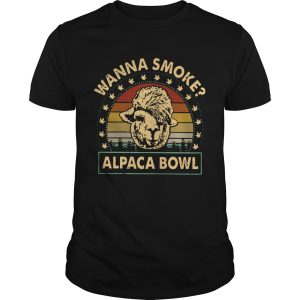 Vintage Wanna Smoke Alpaca Bowl shirt