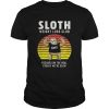 Vintage Weight Loss Sloth Lover Gifts shirt