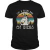 Vintage unicorn fucking eat a giant bag of dicks shirt