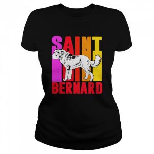 Warm snuggles and Saint Bernard shirt