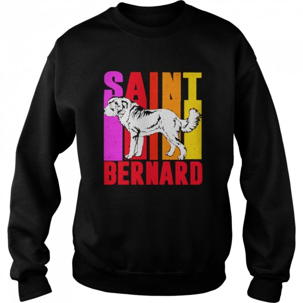 Warm snuggles and Saint Bernard shirt