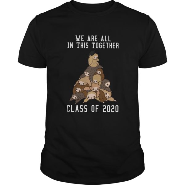 We Are All In This Together Class Of 2020 shirt