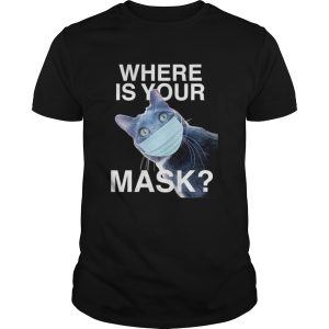 Where is your mask black cat shirt