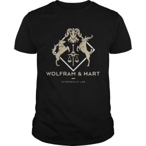 Wolfram and Hart Attorneys at law shirt