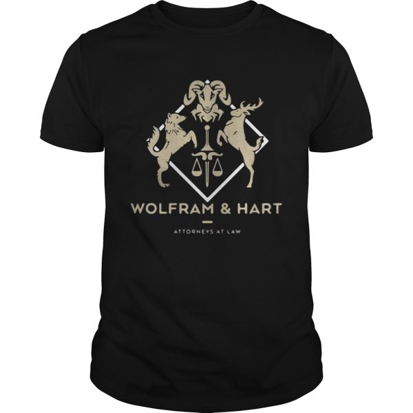 Wolfram and Hart Attorneys at law shirt