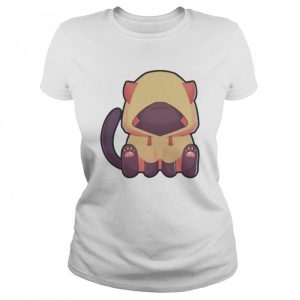 Wolfy the witch sitting cat shirt